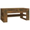 Mesa De Centro，mesa Auxiliar，mesa De Café Madera Contrachapada Roble Ahumado 102x55x45 Cm Cfw773831