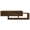 Mesa De Centro，mesa Auxiliar，mesa De Café Madera Contrachapada Roble Ahumado 105x55x32 Cm Cfw773832