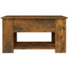 Mesa De Centro，mesa Auxiliar，mesa De Café Madera Contrachapada Roble Ahumado 79x49x41 Cm Cfw773873