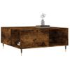 Mesa De Centro，mesa Auxiliar，mesa De Café Madera Contrachapada Roble Ahumado 80x80x36,5 Cm Cfw773881