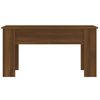 Mesa De Centro，mesa Auxiliar，mesa De Café Madera Contrachapada Roble Marrón 101x49x52 Cm Cfw773953