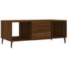 Mesa De Centro，mesa Auxiliar，mesa De Café Madera Contrachapada Roble Marrón 102x50x40 Cm Cfw773955