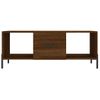 Mesa De Centro，mesa Auxiliar，mesa De Café Madera Contrachapada Roble Marrón 102x50x40 Cm Cfw773958