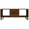 Mesa De Centro，mesa Auxiliar，mesa De Café Madera Contrachapada Roble Marrón 102x50x40 Cm Cfw773960