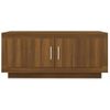 Mesa De Centro，mesa Auxiliar，mesa De Café Madera Contrachapada Roble Marrón 102x50x45 Cm Cfw773963