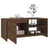 Mesa De Centro，mesa Auxiliar，mesa De Café Madera Contrachapada Roble Marrón 102x50x45 Cm Cfw773964