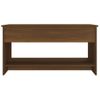 Mesa De Centro，mesa Auxiliar，mesa De Café Madera Contrachapada Roble Marrón 102x50x52,5cm Cfw773965