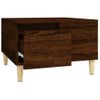 Mesa De Centro，mesa Auxiliar，mesa De Café Madera Contrachapada Roble Marrón 55x55x36,5 Cm Cfw773981