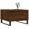 Mesa De Centro，mesa Auxiliar，mesa De Café Madera Contrachapada Roble Marrón 55x55x36,5 Cm Cfw773985