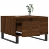 Mesa De Centro，mesa Auxiliar，mesa De Café Madera Contrachapada Roble Marrón 55x55x36,5 Cm Cfw773985