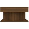 Mesa De Centro，mesa Auxiliar，mesa De Café Madera Contrachapada Roble Marrón 57x57x30 Cm Cfw773986