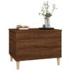 Mesa De Centro，mesa Auxiliar，mesa De Café Madera Contrachapada Roble Marrón 60x44,5x45 Cm Cfw773990