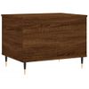 Mesa De Centro，mesa Auxiliar，mesa De Café Madera Contrachapada Roble Marrón 60x44,5x45 Cm Cfw773991