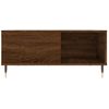 Mesa De Centro，mesa Auxiliar，mesa De Café Madera Contrachapada Roble Marrón 80x80x36,5 Cm Cfw774003