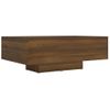 Mesa De Centro，mesa Auxiliar，mesa De Café Madera Contrachapada Roble Marrón 85x55x31 Cm Cfw774006