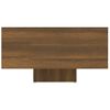 Mesa De Centro，mesa Auxiliar，mesa De Café Madera Contrachapada Roble Marrón 85x55x31 Cm Cfw774006