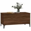 Mesa De Centro，mesa Auxiliar，mesa De Café Madera Contrachapada Roble Marrón 90x44,5x45 Cm Cfw774008