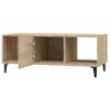 Mesa De Centro，mesa Auxiliar，mesa De Café Madera Contrachapada Roble Sonoma 102x50x40 Cm Cfw774066