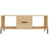 Mesa De Centro，mesa Auxiliar，mesa De Café Madera Contrachapada Roble Sonoma 102x50x40 Cm Cfw774070