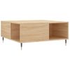 Mesa De Centro，mesa Auxiliar，mesa De Café Madera Contrachapada Roble Sonoma 80x80x36,5 Cm Cfw774115