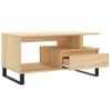 Mesa De Centro，mesa Auxiliar，mesa De Café Madera Contrachapada Roble Sonoma 90x49x45 Cm Cfw774122