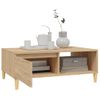 Mesa De Centro，mesa Auxiliar，mesa De Café Madera Contrachapada Roble Sonoma 90x60x35 Cm Cfw774156