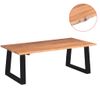 Mesa De Centro，mesa Auxiliar，mesa De Café Madera De Acacia Maciza 110x60x40 Cm Cfw774168