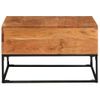 Mesa De Centro，mesa Auxiliar，mesa De Café Madera De Acacia Maciza 68x68x41 Cm Cfw774169