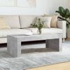 Mesa De Centro，mesa Auxiliar，mesa De Café Madera De Ingeniería Gris Hormigón 102x50x36 Cm Cfw774258