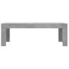 Mesa De Centro，mesa Auxiliar，mesa De Café Madera De Ingeniería Gris Hormigón 102x50x36 Cm Cfw774258