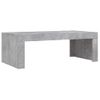 Mesa De Centro，mesa Auxiliar，mesa De Café Madera De Ingeniería Gris Hormigón 102x50x36 Cm Cfw774258