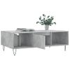 Mesa De Centro，mesa Auxiliar，mesa De Café Madera De Ingeniería Gris Hormigón 104x60x35 Cm Cfw774261