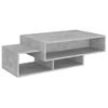 Mesa De Centro，mesa Auxiliar，mesa De Café Madera De Ingeniería Gris Hormigón 105x55x32 Cm Cfw774263