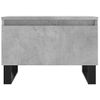 Mesa De Centro，mesa Auxiliar，mesa De Café Madera De Ingeniería Gris Hormigón 50x46x35 Cm Cfw774266