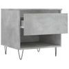 Mesa De Centro，mesa Auxiliar，mesa De Café Madera De Ingeniería Gris Hormigón 50x46x50 Cm Cfw774269