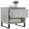 Mesa De Centro，mesa Auxiliar，mesa De Café Madera De Ingeniería Gris Hormigón 50x46x50 Cm Cfw774270