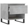 Mesa De Centro，mesa Auxiliar，mesa De Café Madera De Ingeniería Gris Hormigón 50x46x50 Cm Cfw774270