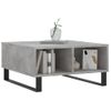 Mesa De Centro，mesa Auxiliar，mesa De Café Madera De Ingeniería Gris Hormigón 60x60x30 Cm Cfw774284