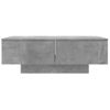 Mesa De Centro，mesa Auxiliar，mesa De Café Madera De Ingeniería Gris Hormigón 90x60x31 Cm Cfw774291