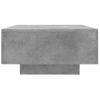 Mesa De Centro，mesa Auxiliar，mesa De Café Madera De Ingeniería Gris Hormigón 90x60x31 Cm Cfw774291