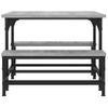 Mesa De Centro，mesa Auxiliar，mesa De Café Madera De Ingeniería Gris Sonoma 100x50,5x40 Cm Cfw774302