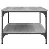 Mesa De Centro，mesa Auxiliar，mesa De Café Madera De Ingeniería Gris Sonoma 100x55x40 Cm Cfw774307