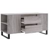 Mesa De Centro，mesa Auxiliar，mesa De Café Madera De Ingeniería Gris Sonoma 102x44,5x50 Cm Cfw774312