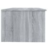 Mesa De Centro，mesa Auxiliar，mesa De Café Madera De Ingeniería Gris Sonoma 102x50x36 Cm Cfw774314