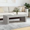 Mesa De Centro，mesa Auxiliar，mesa De Café Madera De Ingeniería Gris Sonoma 102x50x36 Cm Cfw774315