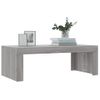 Mesa De Centro，mesa Auxiliar，mesa De Café Madera De Ingeniería Gris Sonoma 102x50x36 Cm Cfw774315