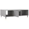 Mesa De Centro，mesa Auxiliar，mesa De Café Madera De Ingeniería Gris Sonoma 104x60x35 Cm Cfw774320