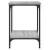 Mesa De Centro，mesa Auxiliar，mesa De Café Madera De Ingeniería Gris Sonoma 40x40x55 Cm Cfw774326