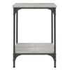 Mesa De Centro，mesa Auxiliar，mesa De Café Madera De Ingeniería Gris Sonoma 40x40x55 Cm Cfw774326