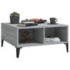 Mesa De Centro，mesa Auxiliar，mesa De Café Madera De Ingeniería Gris Sonoma 60x60x30 Cm Cfw774346